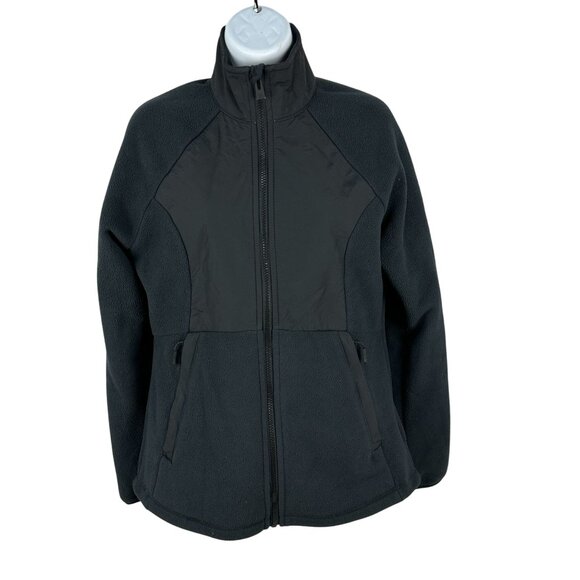 All In Motion Womens Polartec Fleece Jacket With Zippered Pockets & Stand Collar - Picture 1 of 7